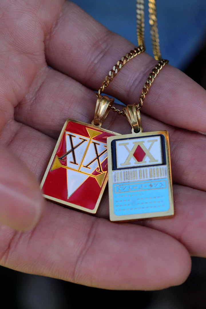 Hunter X Hunter™ Double Star Hunter License Necklace– Display Geek