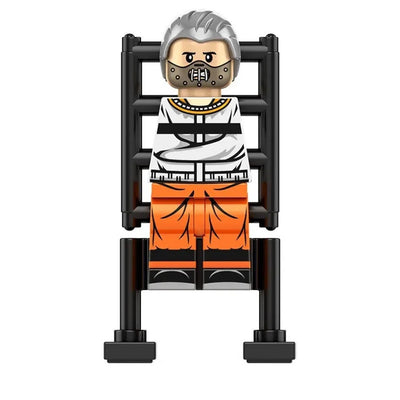 Hannibal Lecter (Silence of the Lambs) - Custom Building Blocks Mini Figures Compatible with LEGO