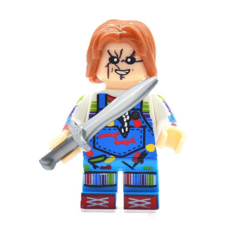 Chucky Classic Version (Child's Play) - Custom Building Blocks Mini Figures Compatible with LEGO