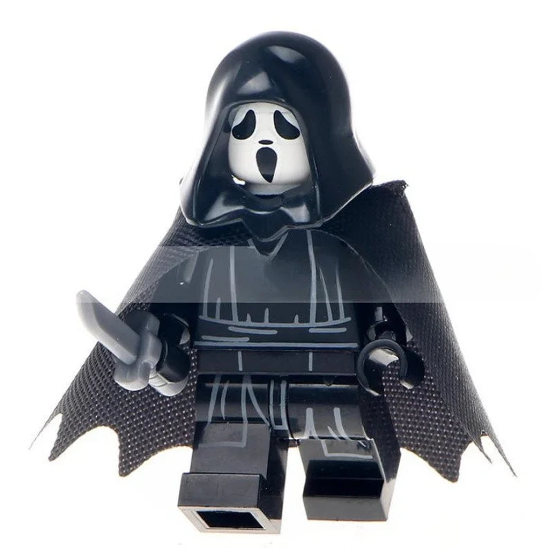 Ghostface Classic Version (Scream) - Custom Building Blocks Mini Figures Compatible with LEGO