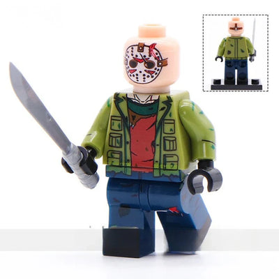 Jason Voorhees (Friday the 13th) - Custom Building Blocks Mini Figures Compatible with LEGO