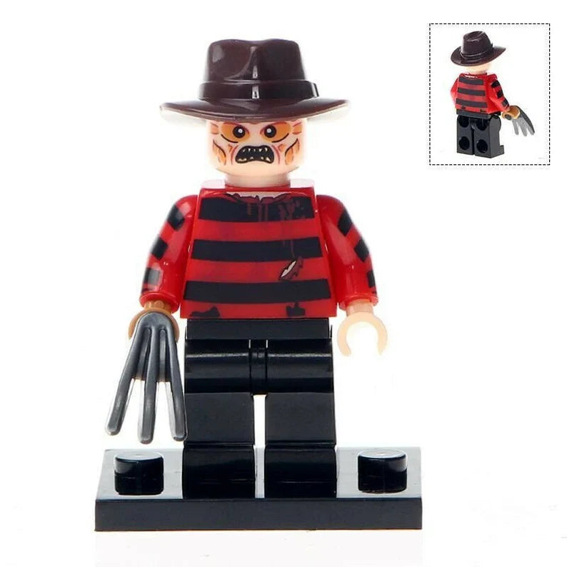 Freddy Krueger Classic (A Nightmare on Elm Street) - Custom Building Blocks Mini Figures Compatible with LEGO