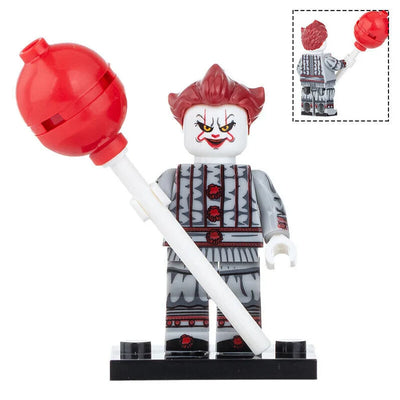 Pennywise 2017 (Stephen King's IT) - Custom Building Blocks Mini Figures Compatible with LEGO