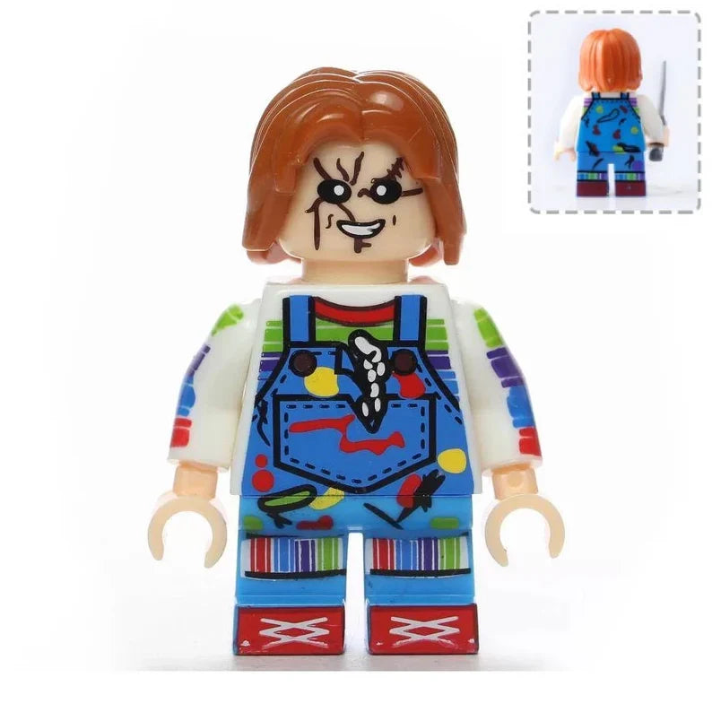 Chucky Classic Version (Child's Play) - Custom Building Blocks Mini Figures Compatible with LEGO