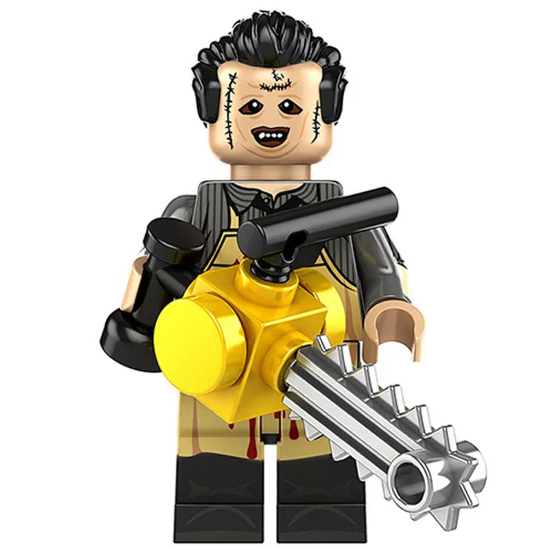 Leatherface (The Texas Chainsaw Massacre) - Custom Building Blocks Mini Figures Compatible with LEGO