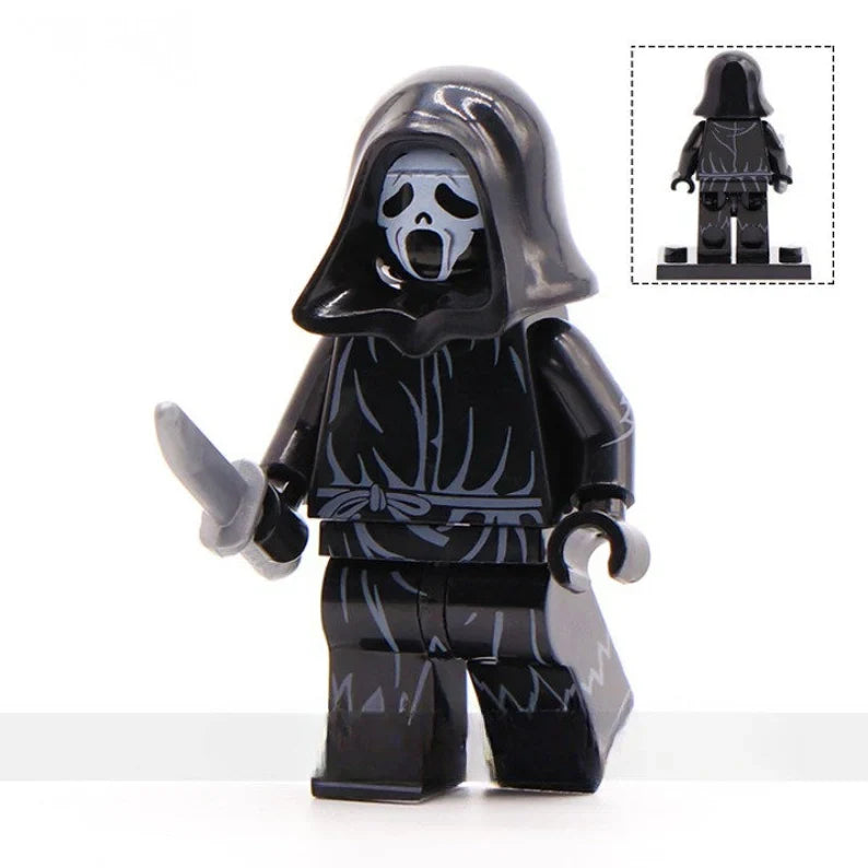 Ghostface (Scream) - Custom Building Blocks Mini Figures Compatible with LEGO