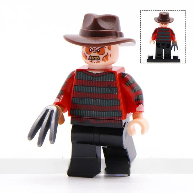 Freddy Krueger (A Nightmare on Elm Street) - Custom Building Blocks Mini Figures Compatible with LEGO