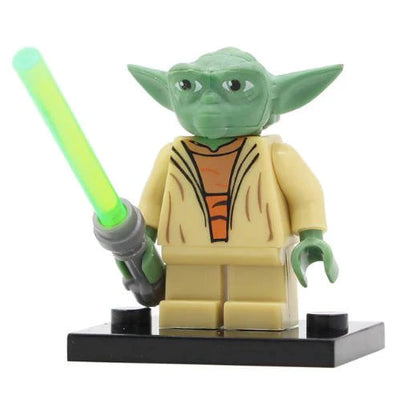 Yoda (Star Wars) - Custom Building Blocks Mini Figures Compatible with LEGO