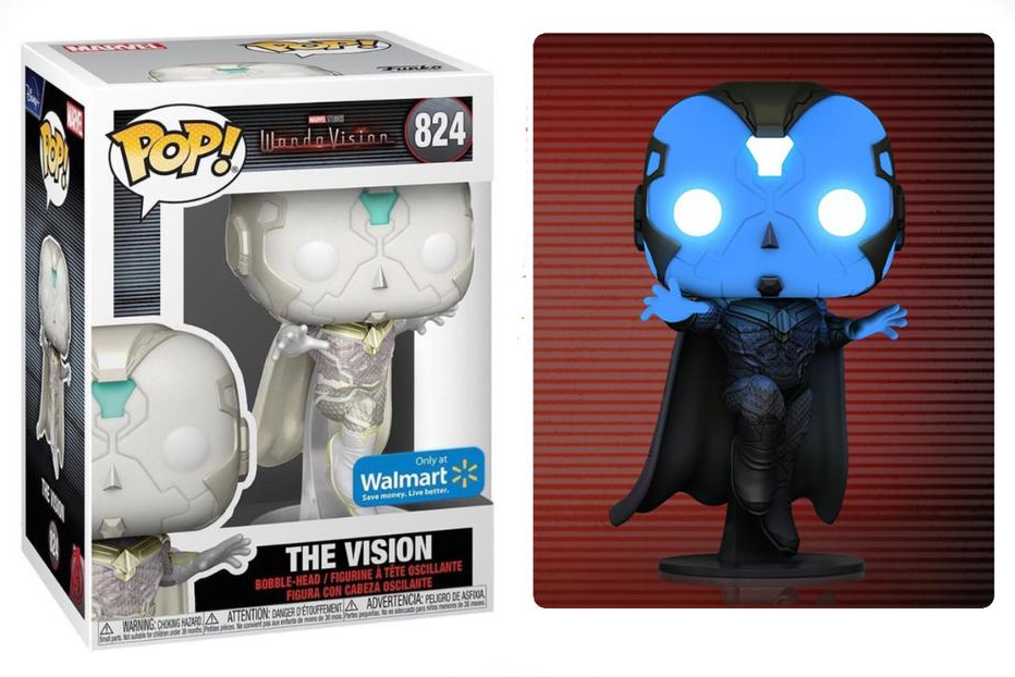 POP! Marvel: 824 WandaVision, The Vision (GITD) Exclusive