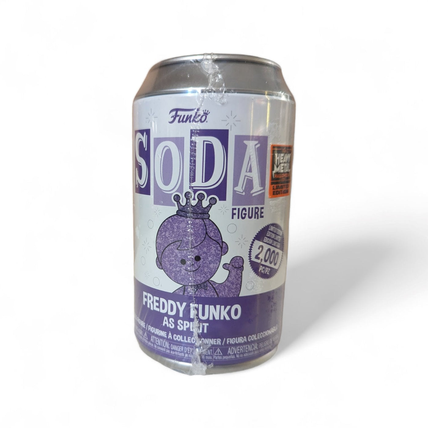 Funko Soda: NYCC 2023 x HEAVY METAL HALLOWEEN - LE2000 Freddy Funko as Spirit (Purple Label)