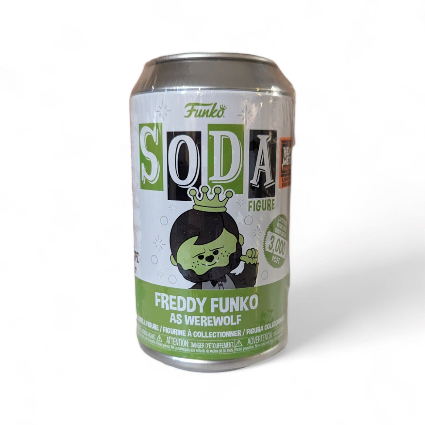 Funko Soda: NYCC 2023 x HEAVY METAL HALLOWEEN - LE3000 Freddy Funko as Werewolf (Green Label)