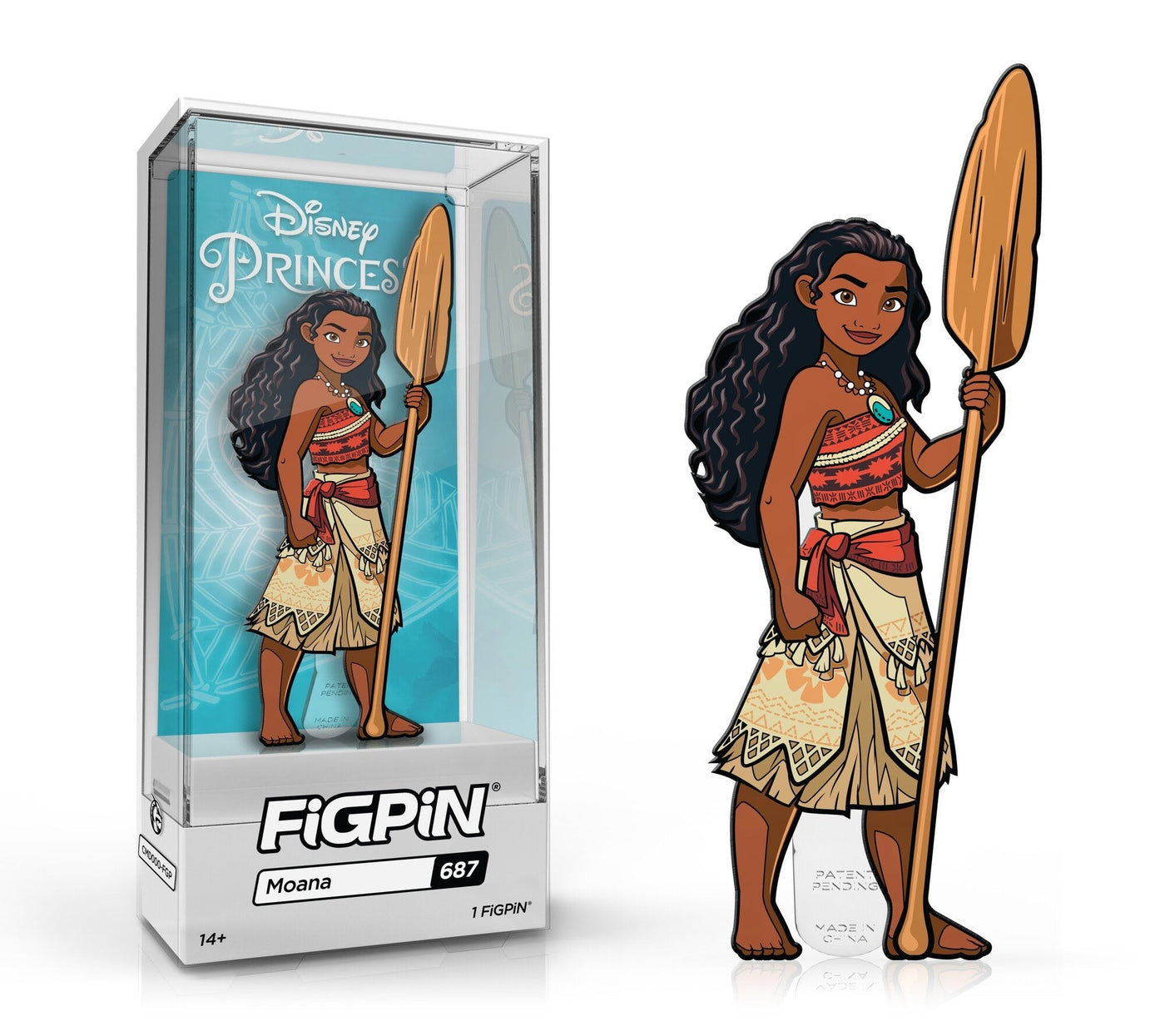 FiGPiN: DISNEY PRINCESS Moana #687 [1st Edition: LE5000]