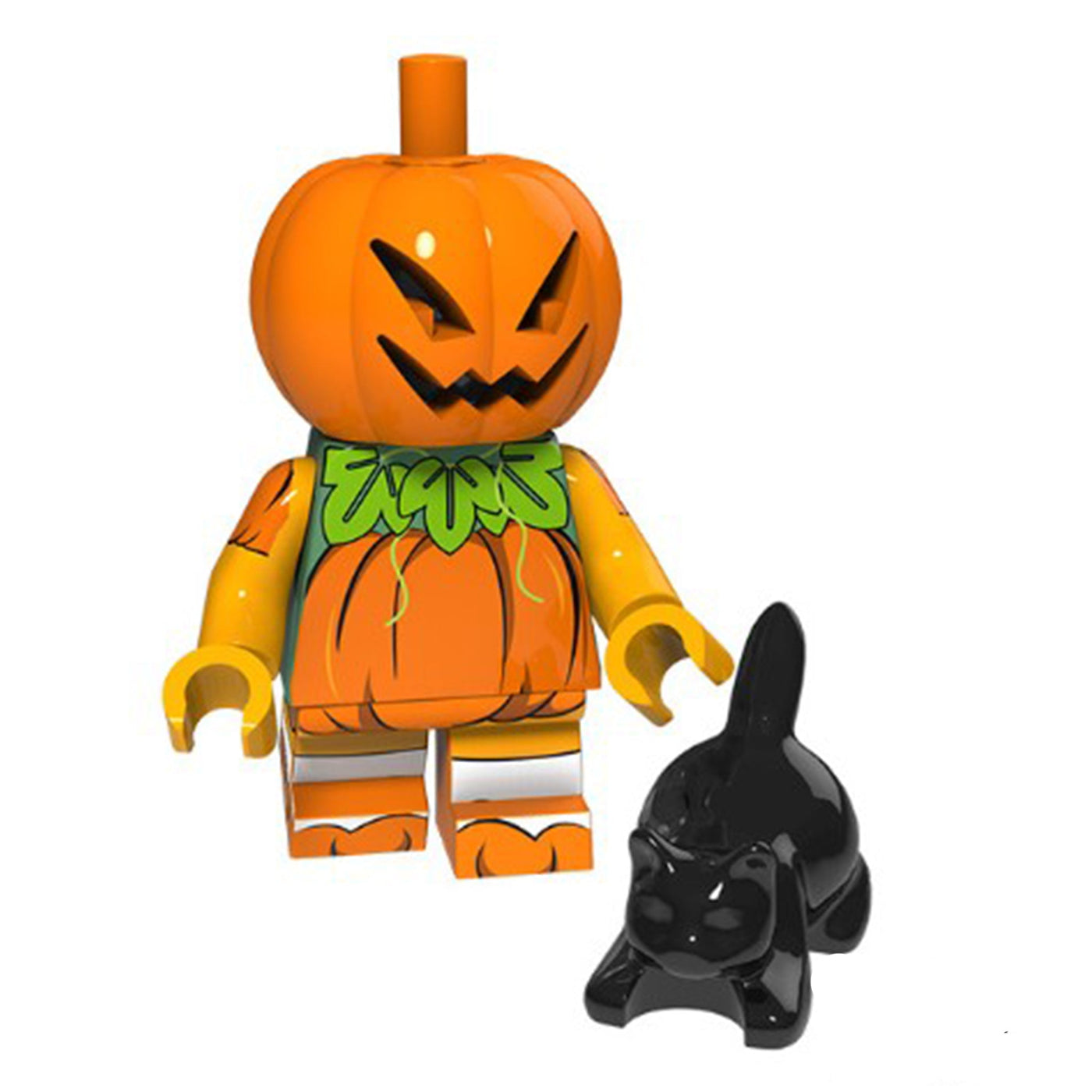 Halloween Jack O Lantern (Horror) - Custom Building Blocks Mini Figures Compatible with LEGO