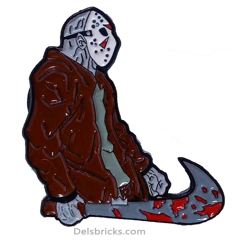 Jason Voorhees with Machete - Enamel Pin (Enamel Pins Near Me)– Display ...