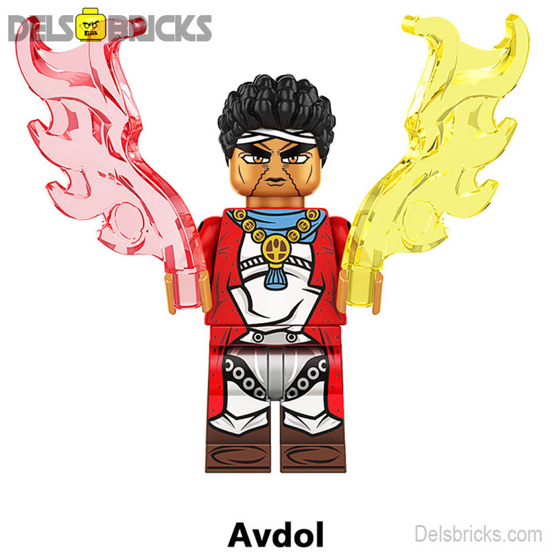 Avdol (JoJo's Bizarre Adventure) - Custom Building Blocks Mini Figures Compatible with LEGO