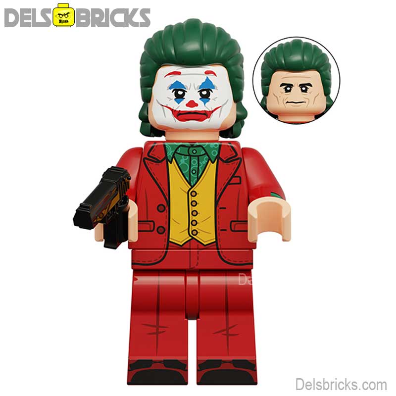 The Joker Arthur Fleck Joaquin Phoenix (DC) - Custom Building Blocks Mini Figures Compatible with LEGO