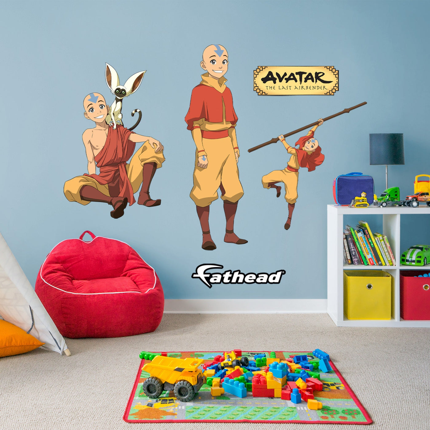Aang - Avatar The Last Airbender - RealBig Collection - Official Nickelodeon - Reusable Vinyl Wall Decals