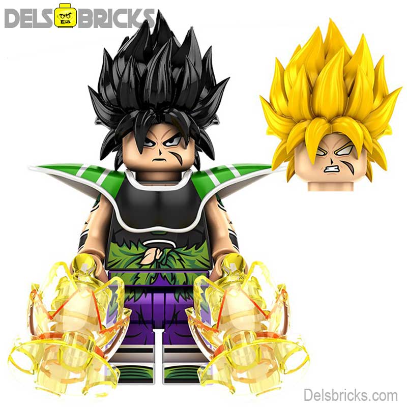 Broly (Dragon Ball Z) - Custom Building Blocks Mini Figures Compatible with LEGO