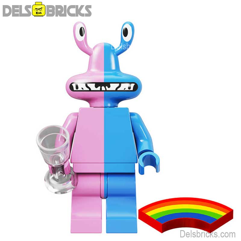 Rainbow Friends Pink/Blue - Custom Building Blocks Mini Figures Compatible with LEGO