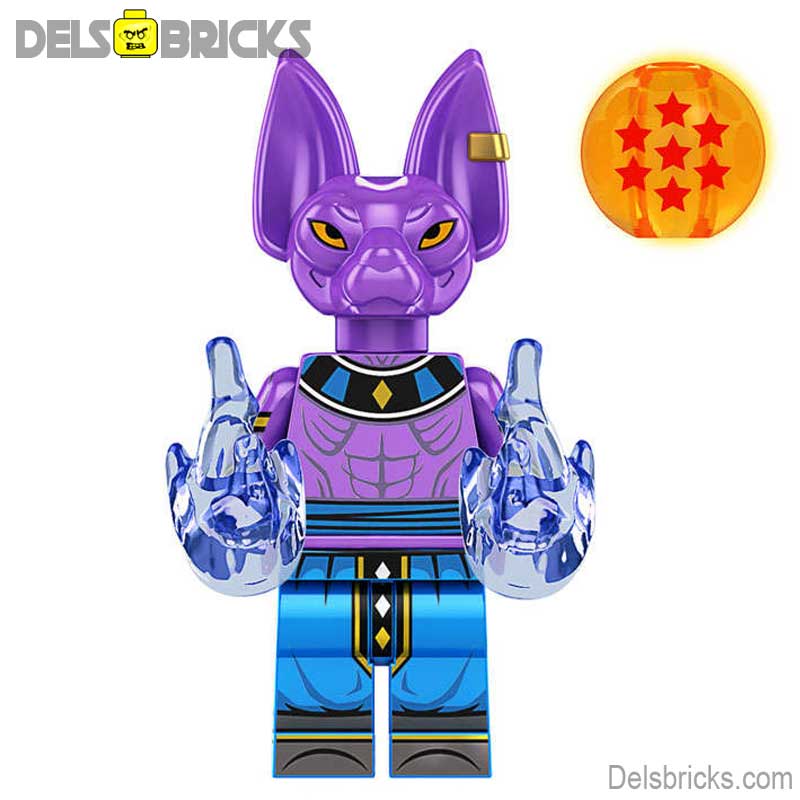 Beerus (Dragon Ball Z) - Custom Building Blocks Mini Figures Compatible with LEGO