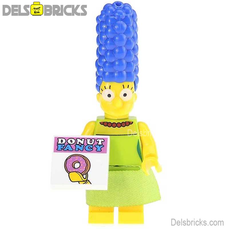 Marge Simpson (The Simpsons) - Custom Building Blocks Mini Figures Compatible with LEGO