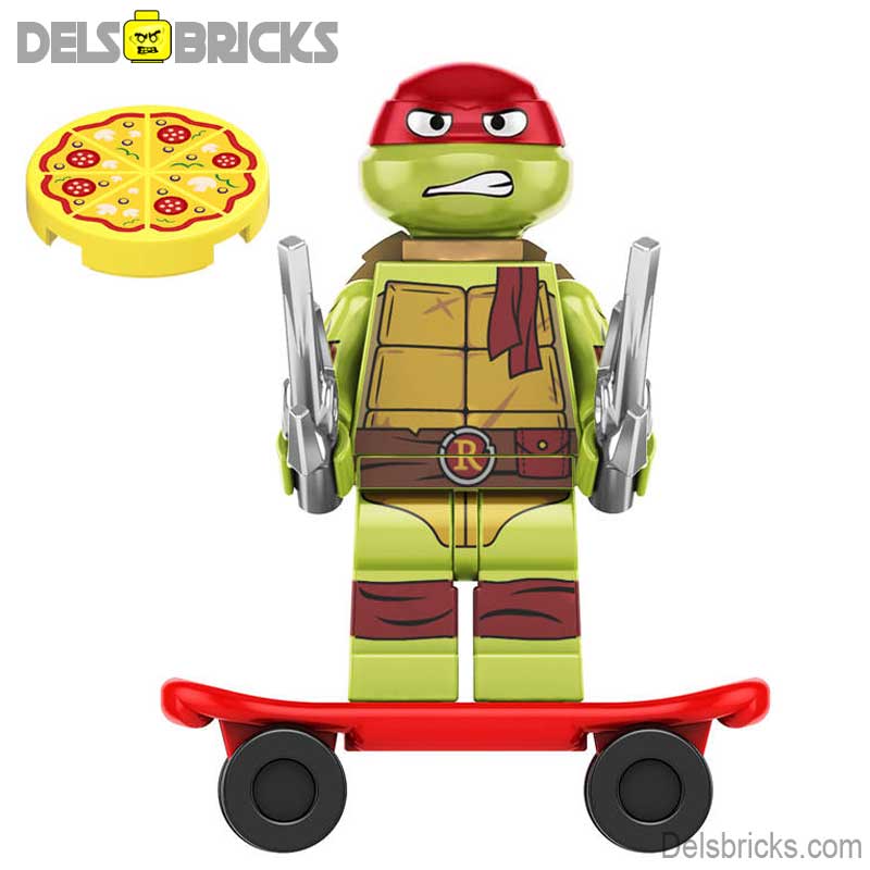 Raphael Mutant Mayhem (Teenage Mutant Ninja Turtles) - Custom Building Blocks Mini Figures Compatible with LEGO