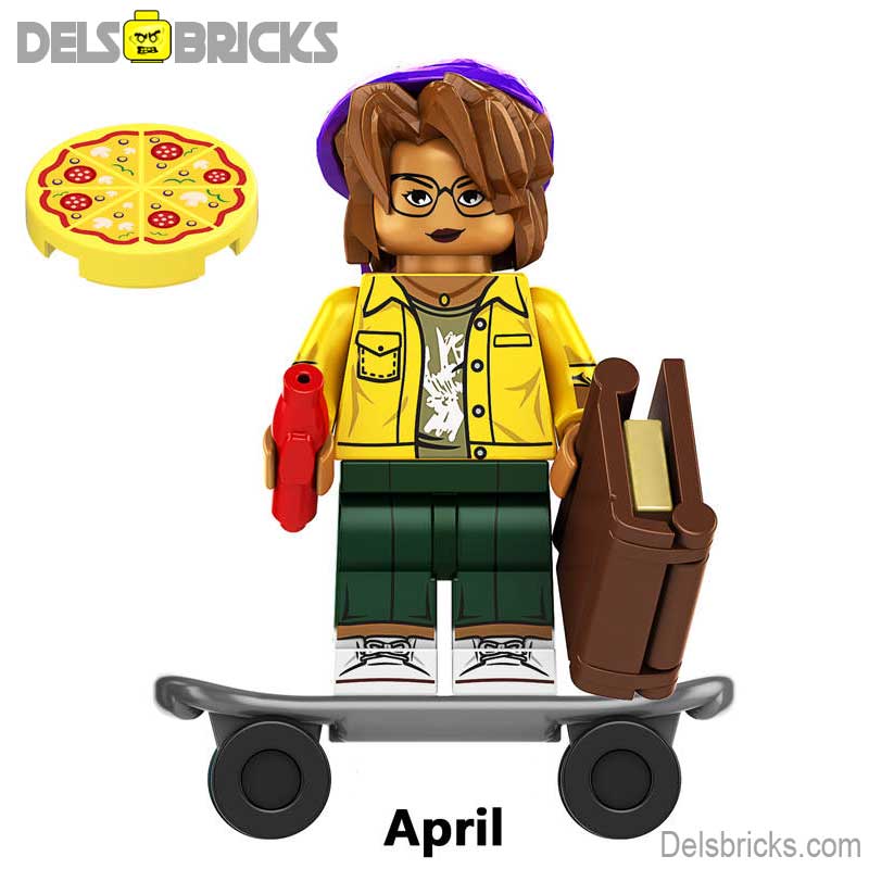 April O'Neil Mutant Mayhem (Teenage Mutant Ninja Turtles) - Custom Building Blocks Mini Figures Compatible with LEGO