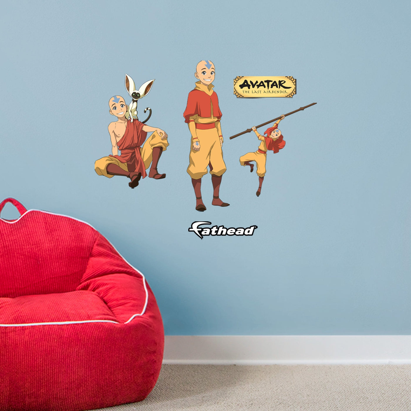 Aang - Avatar The Last Airbender - RealBig Collection - Official Nickelodeon - Reusable Vinyl Wall Decals