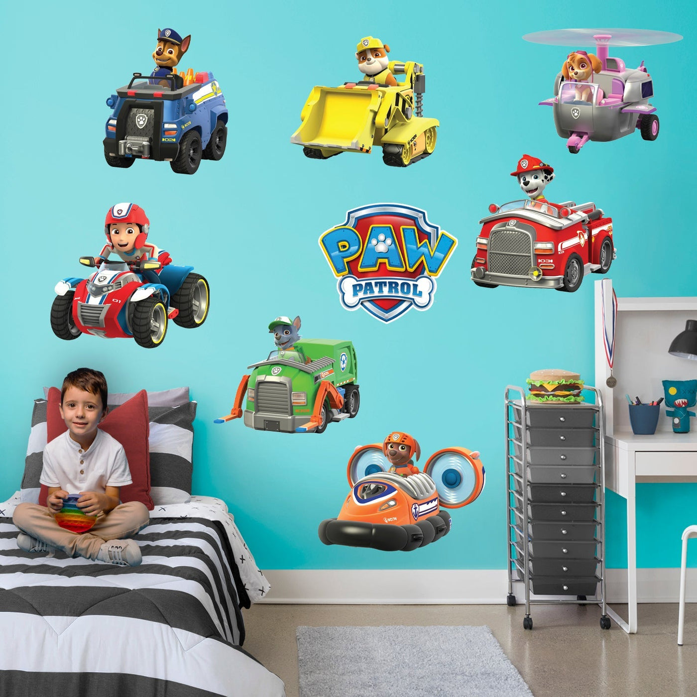 Paw Patrol - RealBig Vehicle Collection - Official Nickelodeon - Reusable Vinyl Wall Decals