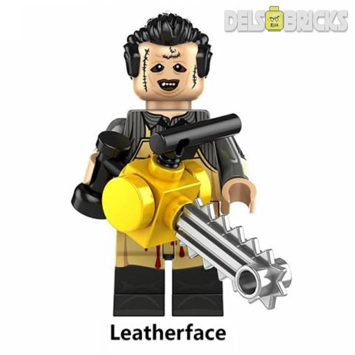 Leatherface (The Texas Chainsaw Massacre) - Custom Building Blocks Mini Figures Compatible with LEGO