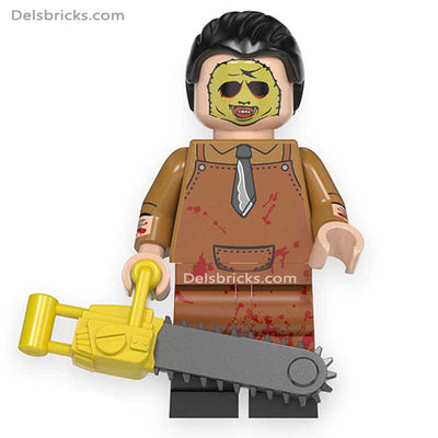 Leatherface (The Texas Chainsaw Massacre) - Custom Building Blocks Mini Figures Compatible with LEGO