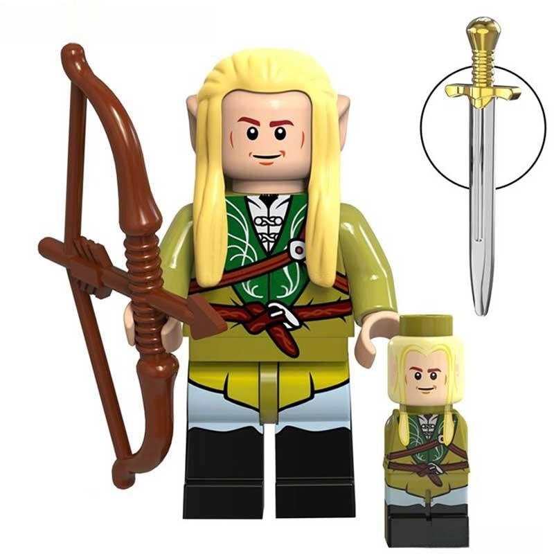 Legolas (The Lord of the Rings) - Custom Building Blocks Mini Figures ...