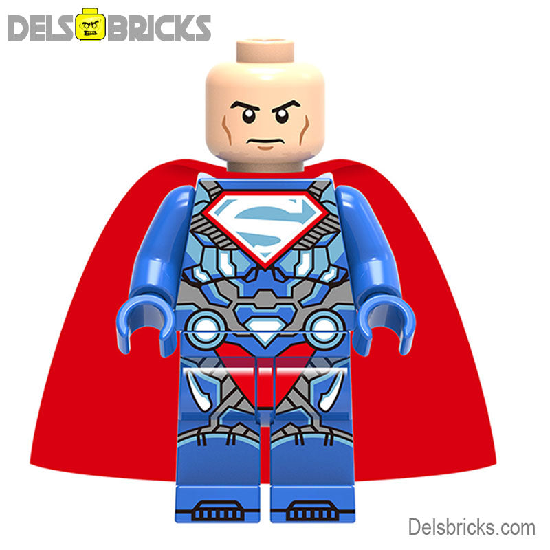 Lex Luther in Superman Suit (DC) - Custom Building Blocks Mini Figures Compatible with LEGO