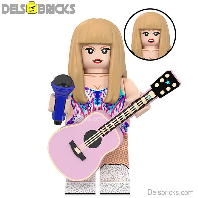 Taylor Swift Eras Tour Set 2-1 (Music) - Custom Building Blocks Mini Figures Compatible with LEGO