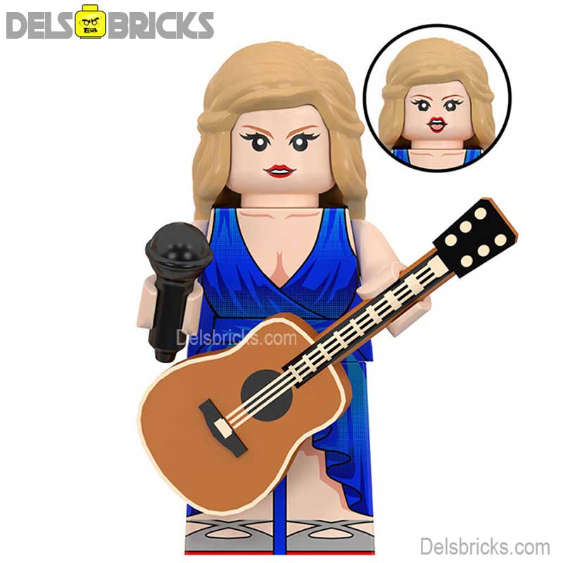 Taylor Swift Eras Tour Set 2-2 (Music) - Custom Building Blocks Mini Figures Compatible with LEGO