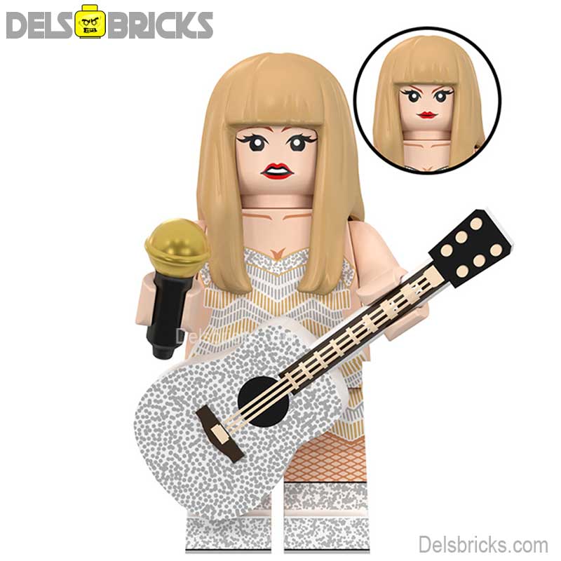 Taylor Swift Eras Tour Set 2-5 (Music) - Custom Building Blocks Mini Figures Compatible with LEGO