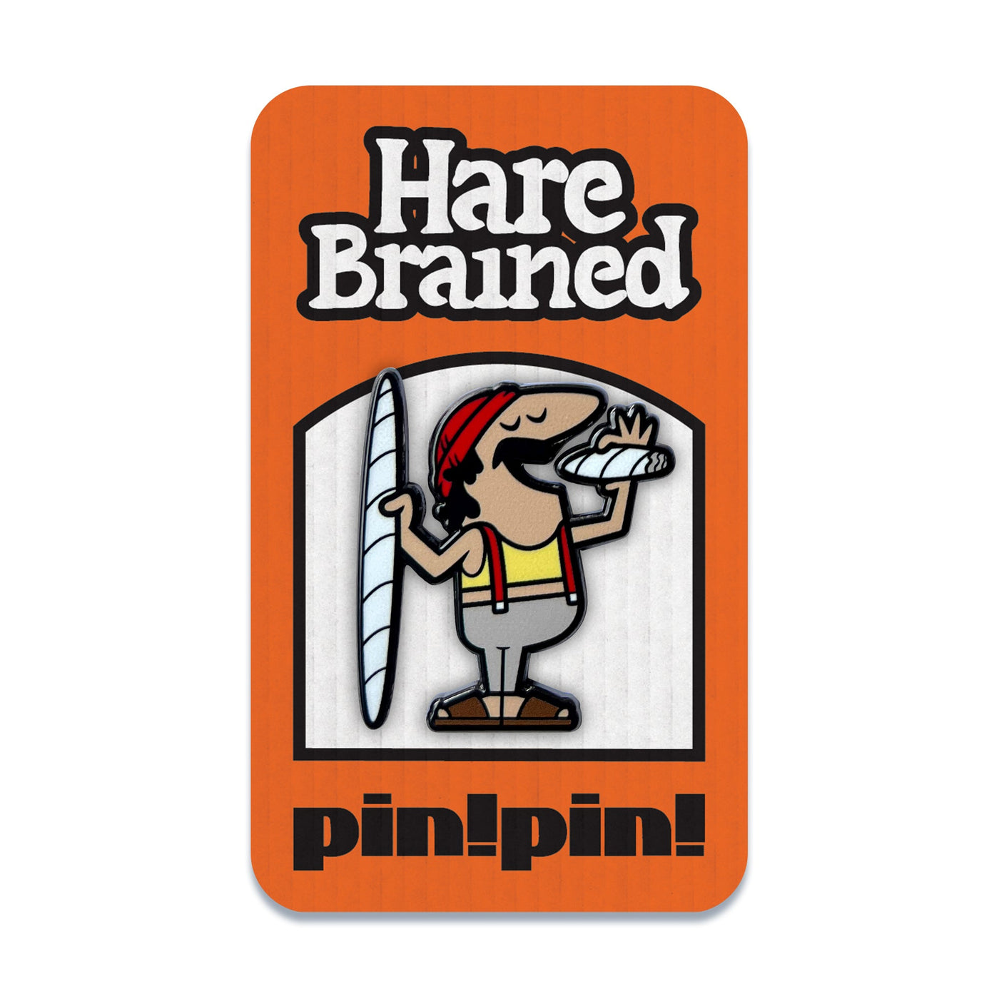 HareBrained! Little Cheechs Black Nickel Pin