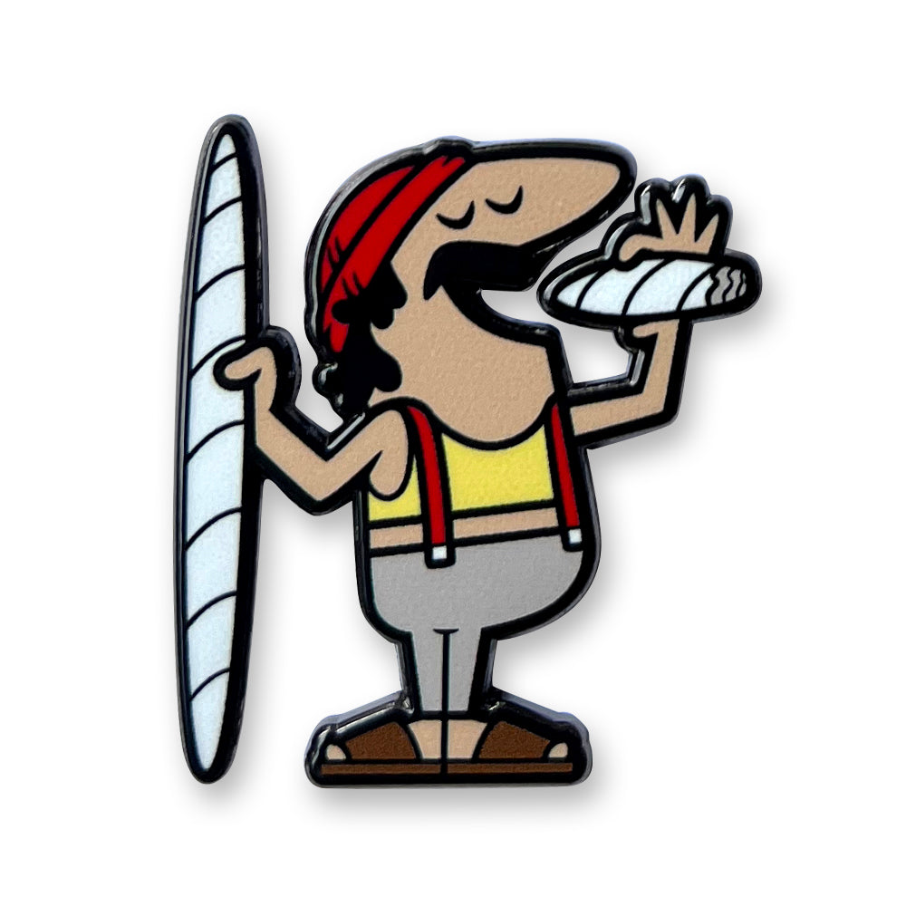HareBrained! Little Cheechs Black Nickel Pin