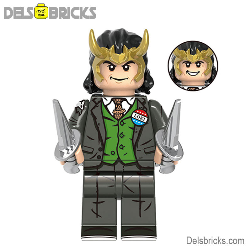 Loki (Marvel Avengers) - Custom Building Blocks Mini Figures Compatible with LEGO