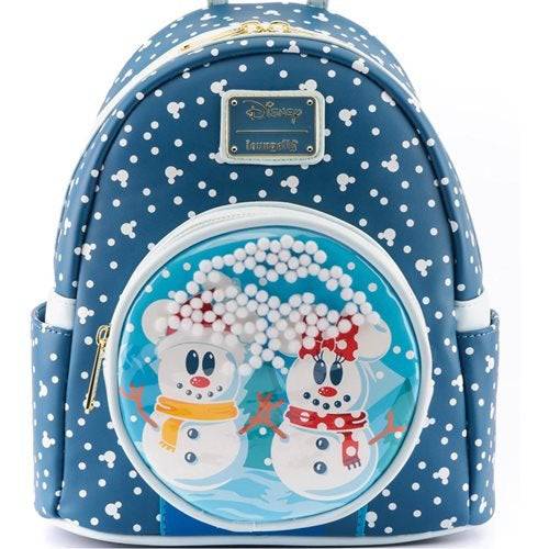 Loungefly Disney Minnie & Mickey Mouse Snow Globe Mini-Backpack