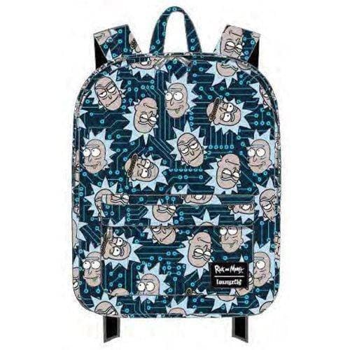 Loungefly Rick and Morty Computer Chip Rick Nylon Backpack