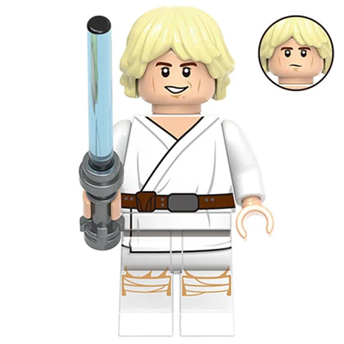 Luke Skywalker (Star Wars) - Custom Building Blocks Mini Figures Compa ...