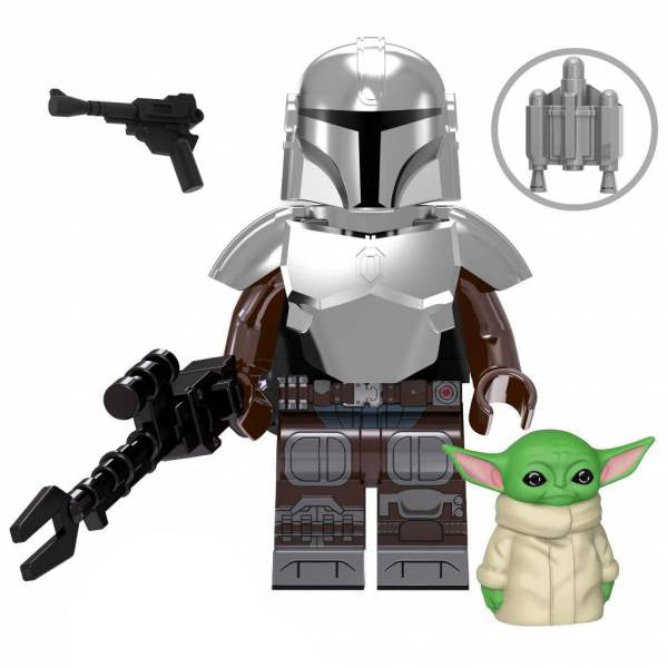 The Mandalorian & Grogu (Star Wars) - Custom Building Blocks Mini Figures Compatible with LEGO