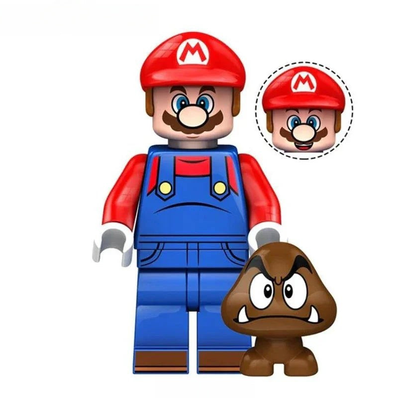 Mario (Super Mario Bros) - Custom Building Blocks Mini Figures Compati ...