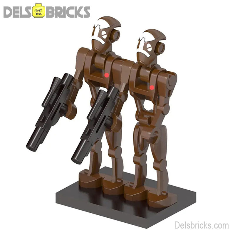 Commando Captain Battle Droids (Star Wars) - Custom Building Blocks Mini Figures Compatible with LEGO