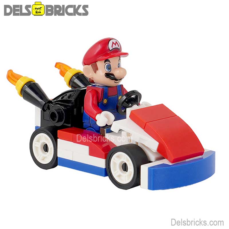 Mario Kart (The Super Mario Bros.) - Custom Building Blocks Mini Figures Compatible with LEGO