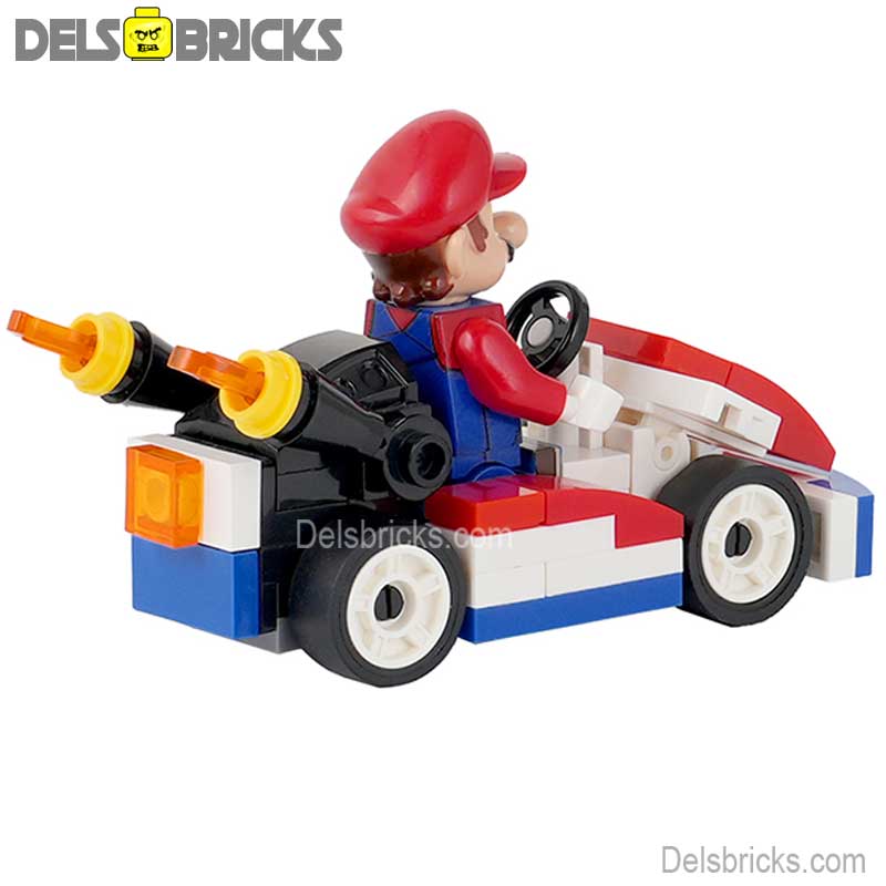 Mario Kart (The Super Mario Bros.) - Custom Building Blocks Mini Figures Compatible with LEGO