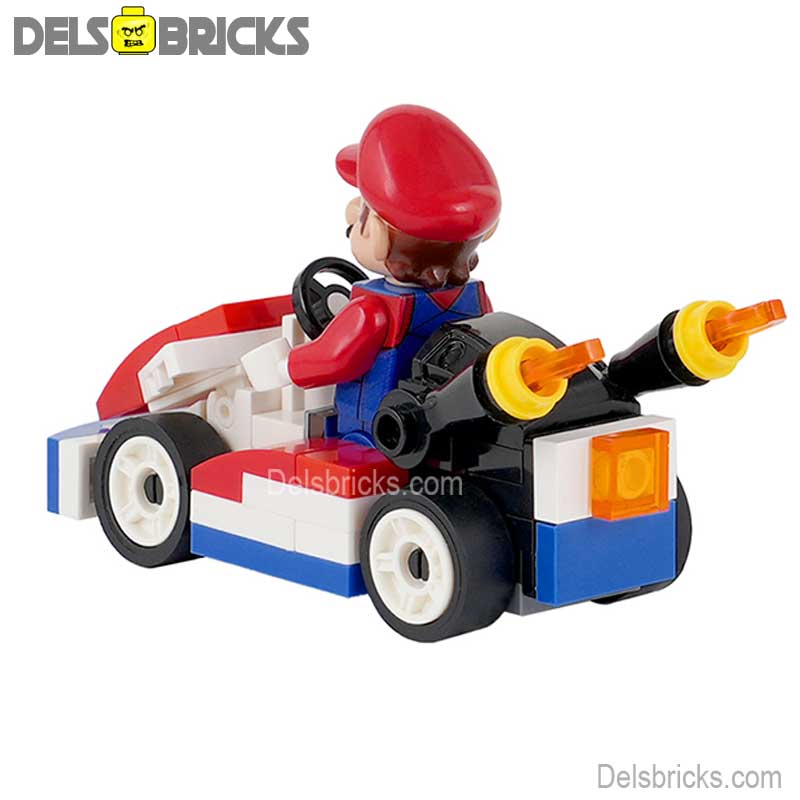 Mario Kart (The Super Mario Bros.) - Custom Building Blocks Mini Figures Compatible with LEGO