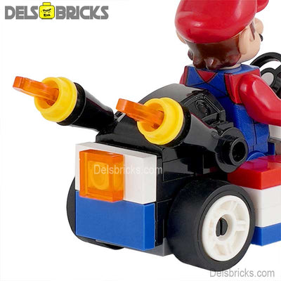 Mario Kart (The Super Mario Bros.) - Custom Building Blocks Mini Figures Compatible with LEGO