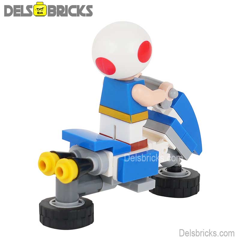 Toad Kart (The Super Mario Bros.) - Custom Building Blocks Mini Figures Compatible with LEGO